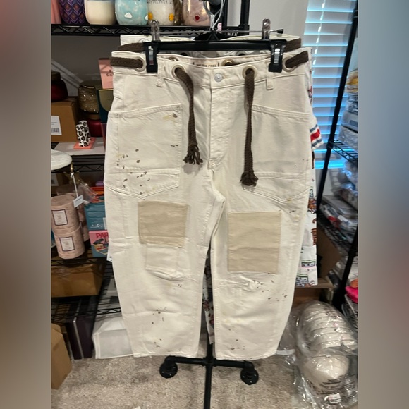 Free People We The Free Moxie Low Slung Jeans, Sz 27 NWOT - Picture 4 of 5